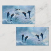 Delphinfantasie Visitenkarte (Vorne/Hinten)