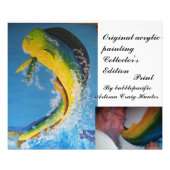 Delphinfisch Fotodruck (Vorne)