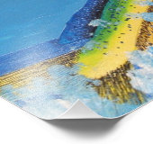 Delphinfisch Fotodruck (Ecke)