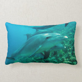 Delphinfisch-Marineozean unter Wasser-Schwimmen Lendenkissen