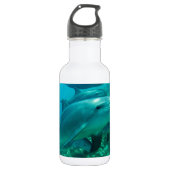 Delphinfisch-Marineozean unter Wasser-Schwimmen Trinkflasche (Vorderseite)