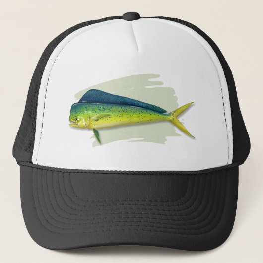 Delphinfish (Mahi Mahi) Trucker Hat Truckerkappe (Vorderseite)