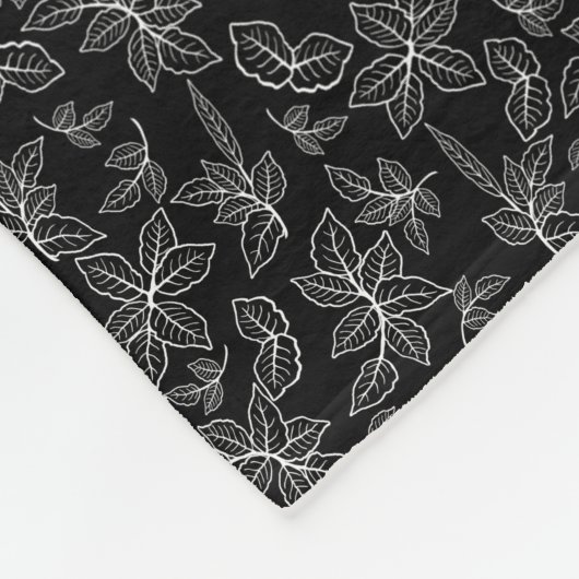 Delphinien und Schmetterlinge auf Sky Fleece Blank (Ecke)