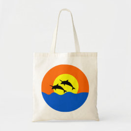 Delphinikorne für Einhorn- und Delfinliebhaber Tragetasche