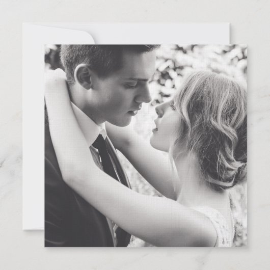 Delphinium Blume Blauen Wasserfarben Hochzeit Einladung (Rückseite)