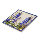 Delphinium-Blume Fliese (Seite)