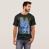 Delphinium Blume Gartengarten T-Shirt (Vorne ganz)