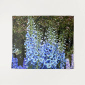 Delphinium Blume Gartengarten Wandteppich (Vorderseite (Horizontal))