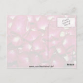 Delphinium-Blume Postkarte (Rückseite)