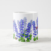Delphinium Butterfly Garden Jumbo Mug Jumbo-Tasse (Vorderseite)