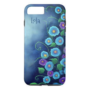 Delphinium by Moonlight in Blue iPhone / iPad Gehä Case-Mate iPhone Hülle
