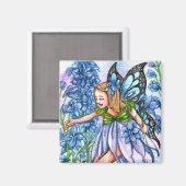 Delphinium Fairy Magnet (Vorderseite/Rückseite)