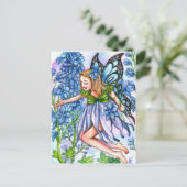 Delphinium Fairy Postkarte (Stehend Vorderseite)