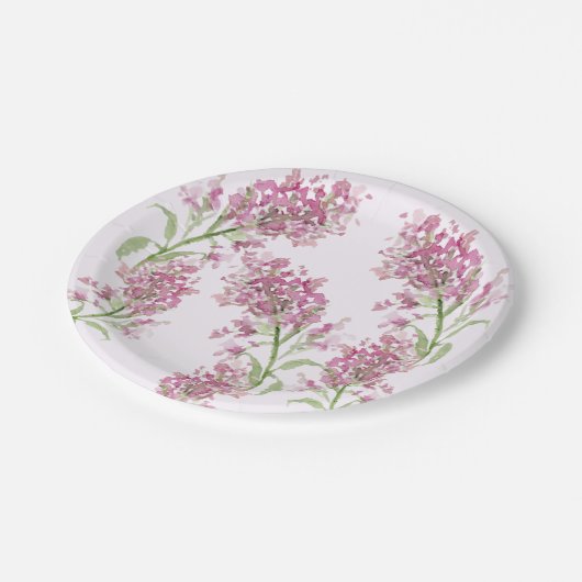 Delphinium floral pappteller (Schrägansicht)