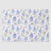 Delphinium Floral Seidenpapier (Vorderseite)