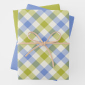 Delphinium Gingham Geschenkpapier Set (Beispiel)