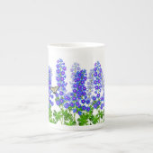 Delphinium Larkspur Schmetterlings-Garten-Tasse Porzellantasse (Vorderseite)