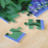 Delphinium Schöne Blumen Jigsaw Puzzle (Seite)