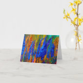 Delphiniums blau karte (Gelbe Blume)