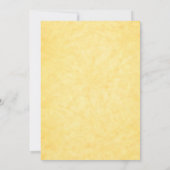 Delphiniums Gold Bridal Dusche Einladung (Rückseite)