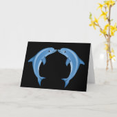 Delphinkarte Karte (Gelbe Blume)