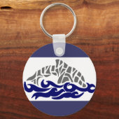 Delphinkette Schlüsselanhänger (Vorderseite)