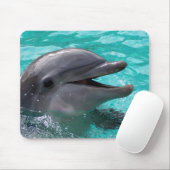 Delphinkopf im Aquamarinewasser Mousepad (Mit Mouse)