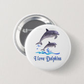 Delphinliebe Button (Vorne & Hinten)