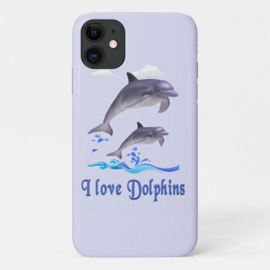 Delphinliebe Case-Mate iPhone Hülle (Rückseite)