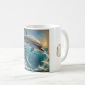 Delphinliebe Kaffeetasse (VorderseiteRechts)