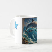 Delphinliebe Kaffeetasse (Vorderseite Links)