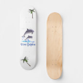 Delphinliebe Skateboard (Vorderseite)