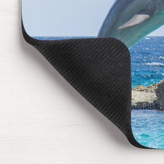Delphinmausmatte, Delphinmmatte gerettet Mousepad (Ecke)