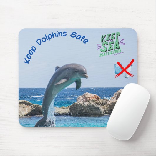 Delphinmausmatte, Delphinmmatte gerettet Mousepad (Mit Mouse)