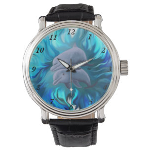 Delphinpaare Armbanduhr