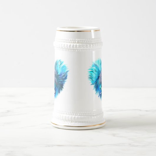 Delphinpaare Bierglas (Mittel)