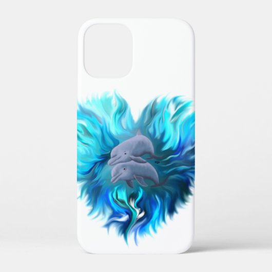 Delphinpaare Case-Mate iPhone Hülle (Rückseite)