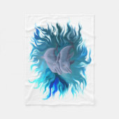 Delphinpaare Fleecedecke (Vorderseite)