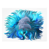 Delphinpaare Fotodruck (Vorne)