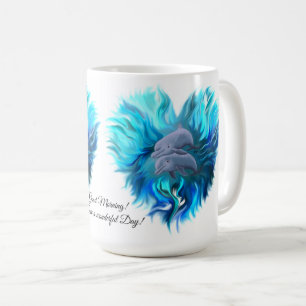 Delphinpaare Kaffeetasse