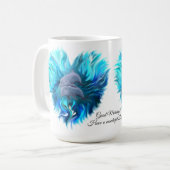 Delphinpaare Kaffeetasse (Vorderseite Links)