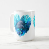 Delphinpaare Kaffeetasse (Vorderseite Links)
