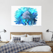 Delphinpaare Leinwanddruck (Insitu (Schlafzimmer))