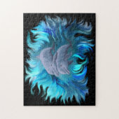 Delphinpaare Puzzle (Vertikal)