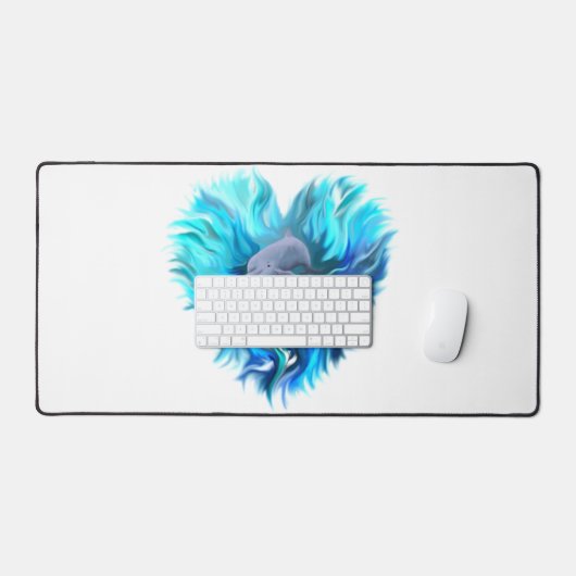 Delphinpaare Schreibtischunterlage (Tastatur & Maus)