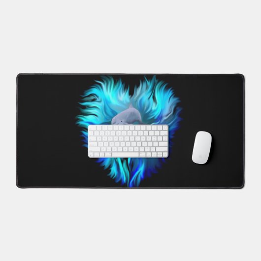 Delphinpaare Schreibtischunterlage (Tastatur & Maus)