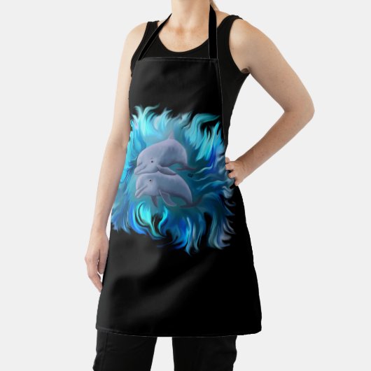 Delphinpaare Schürze (InSitu)