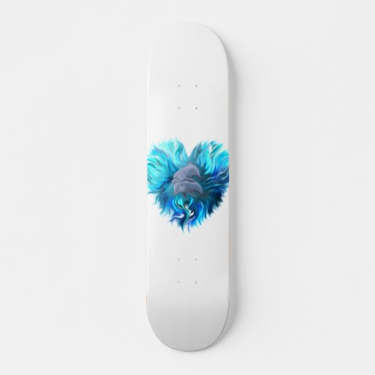 Delphinpaare Skateboard (Vorne)