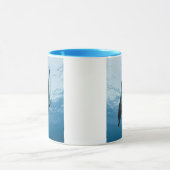 Delphinpaare Tasse (Zentrum)