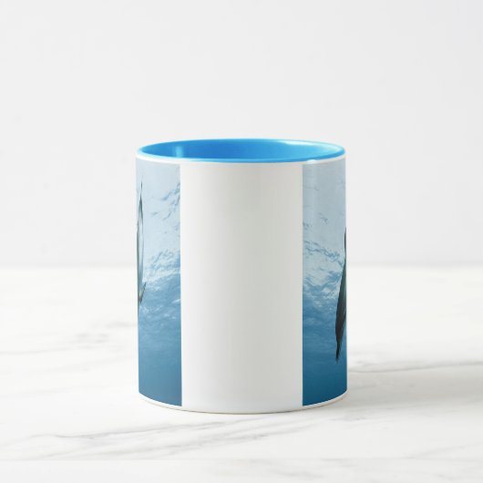 Delphinpaare Tasse (Zentrum)